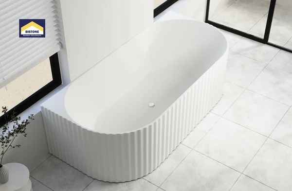 B-7332 Fluted Design Bathtub
