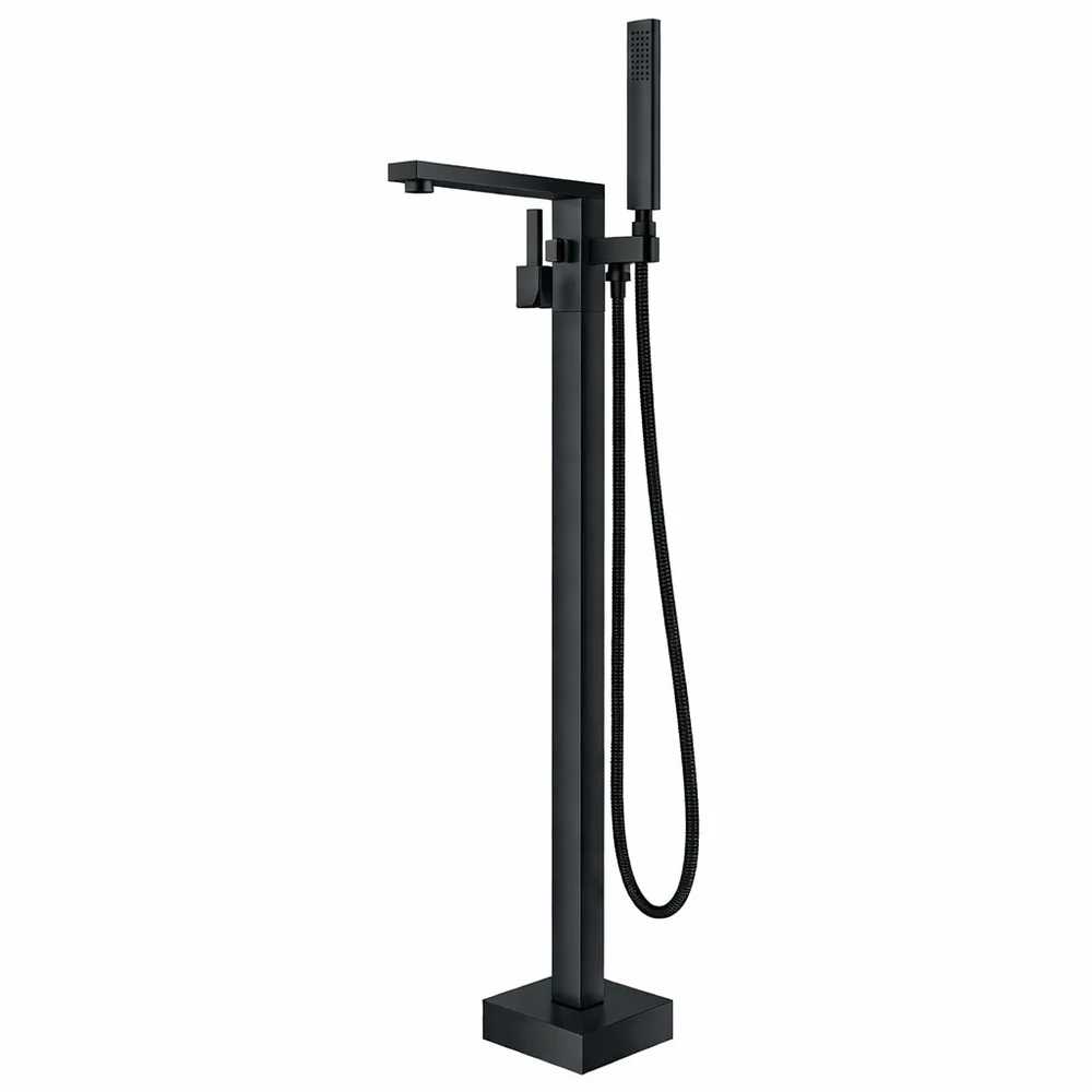 86H89 Freestanding Bath Mixer Black