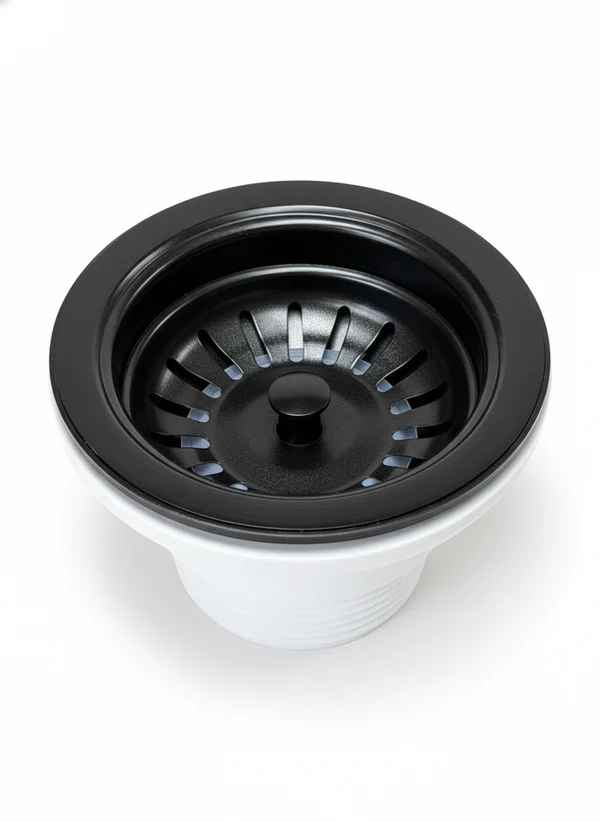 Kitchen Sink Waste Black