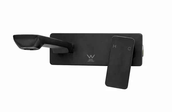 86H34 Wall Mounted Basin Mixer Black