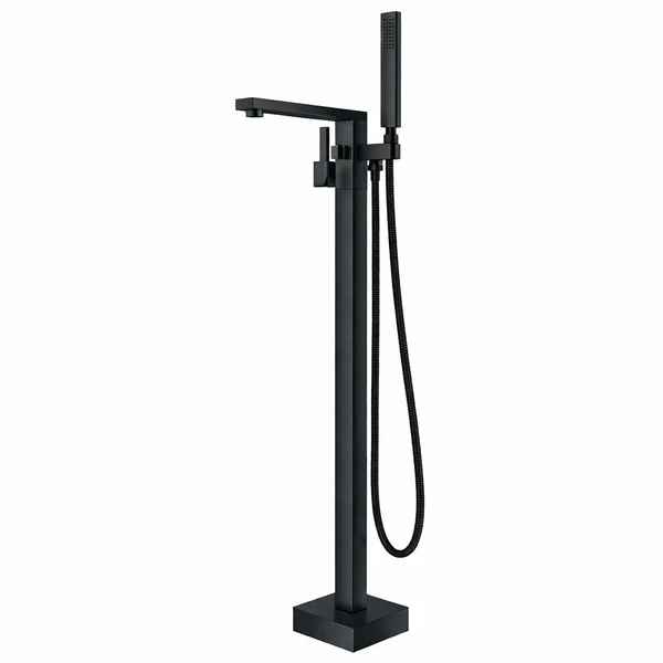 86H89 Freestanding Bath Mixer Black